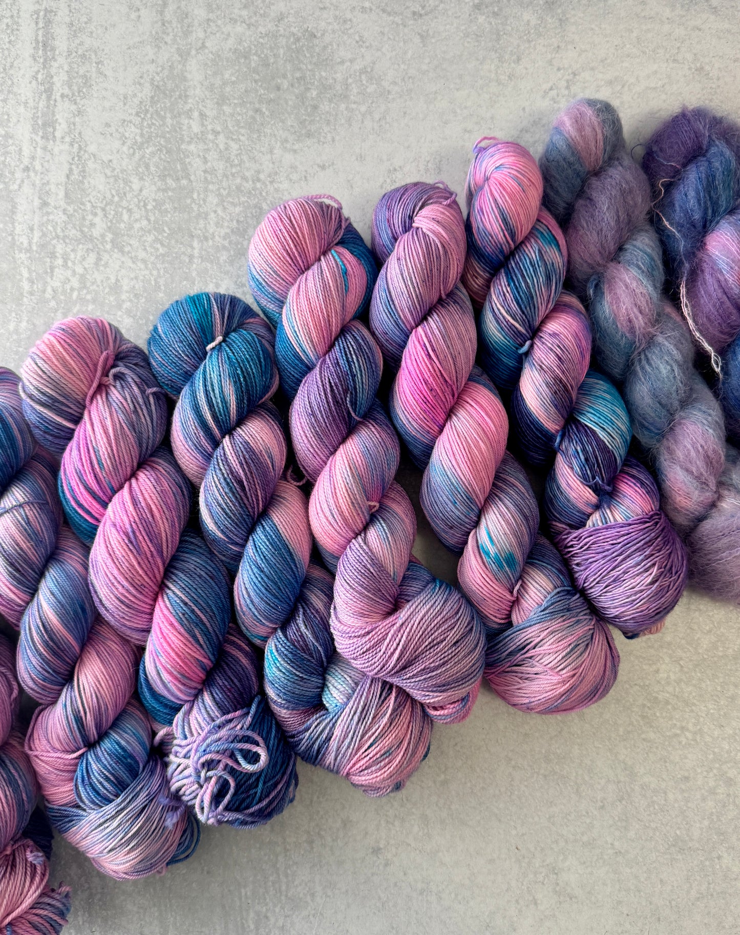 OOAK Neon Blue-Pink