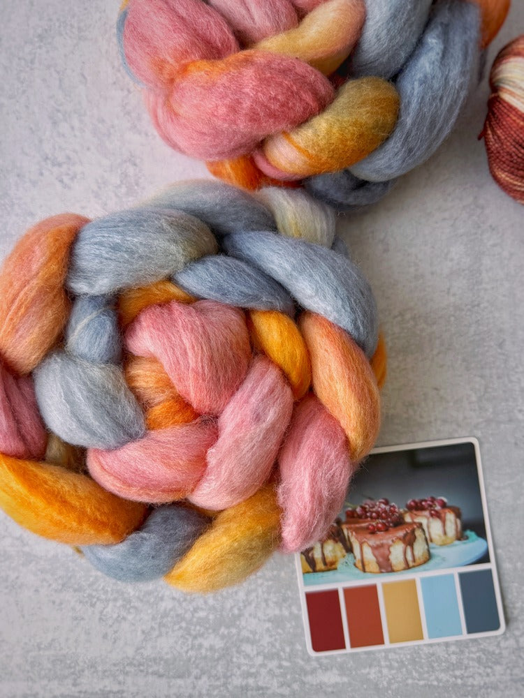 April Color Cube Club | Fiber - Organic Polwarth