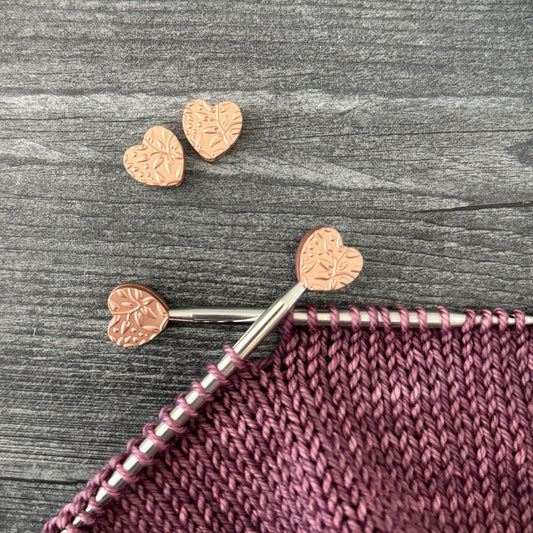 Floral Heart Needle Stoppers