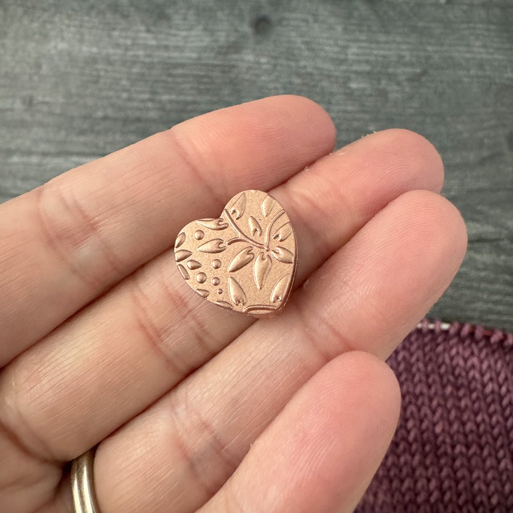 Floral Heart Needle Stoppers