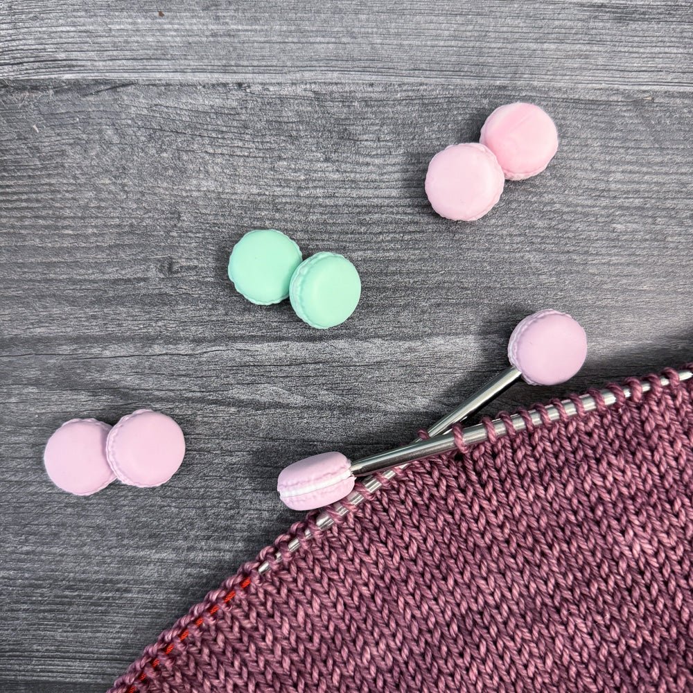 Macaron Needle Stoppers