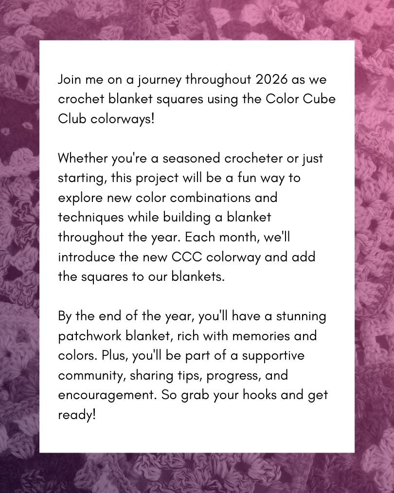 Color Cube Yarn Club 2026 | Monthly