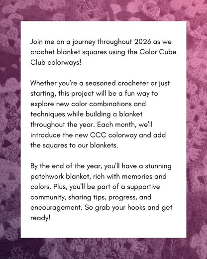 Color Cube Yarn Club 2026 | Monthly