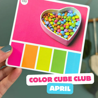Color Cube Yarn Club | April 2026 | Lofty Sock