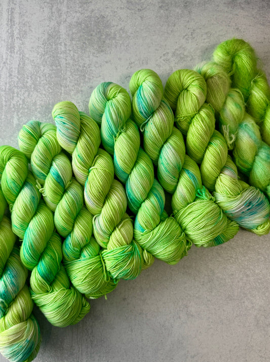 OOAK Neon Green-Blue