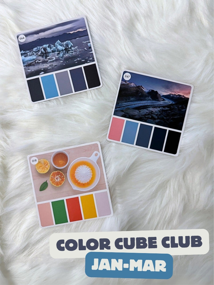 Color Cube Yarn Club | Quarter One 2025