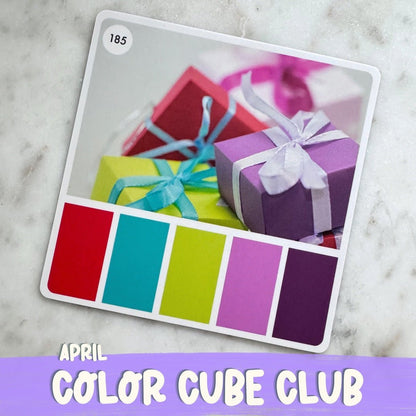 Color Cube Yarn Club | April 2024 | Ready to Ship - Lofty Loops Yarns