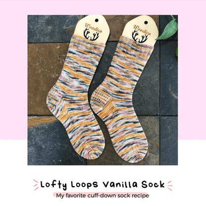 Lofty Loops Vanilla Socks | Pattern