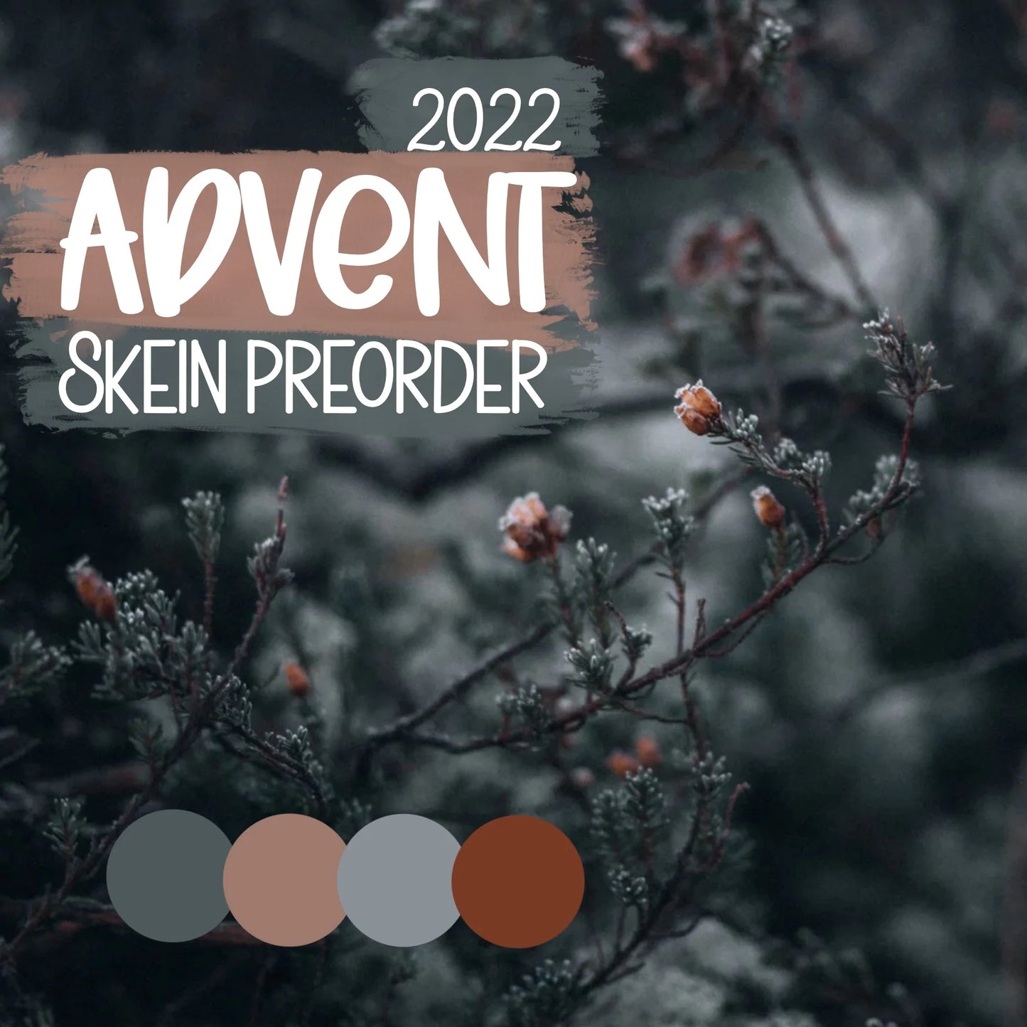 Frosted Rose | 2022 Advent Skein | PREORDER
